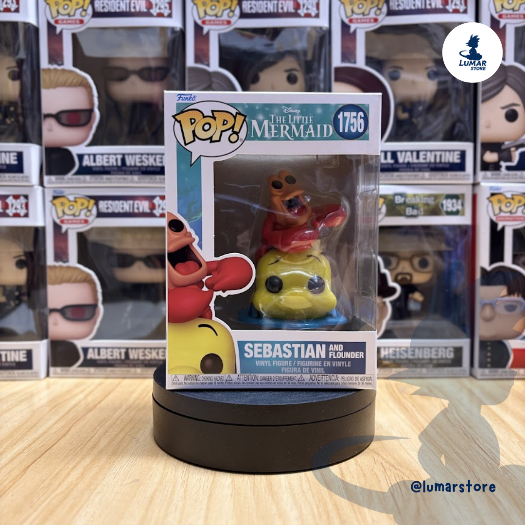 Funko POP! Disney #1756: Sebastian and Flounder (La Sirenita)