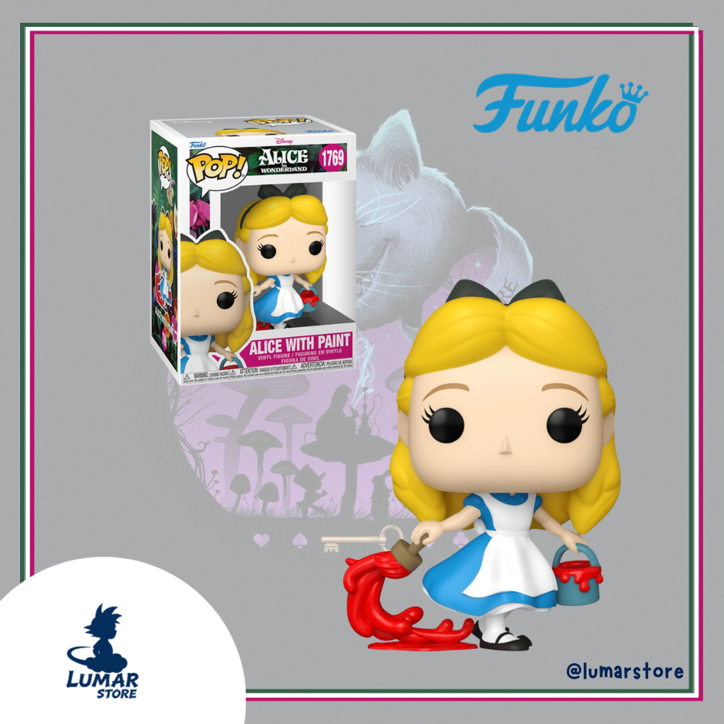 Funko POP! Disney #1769: Alice with Paint (Alicia en el País de las Maravillas)