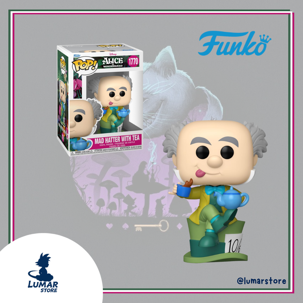 Funko POP! Disney #1770: Mad Hatter with Tea (Alicia en el País de las Maravillas)