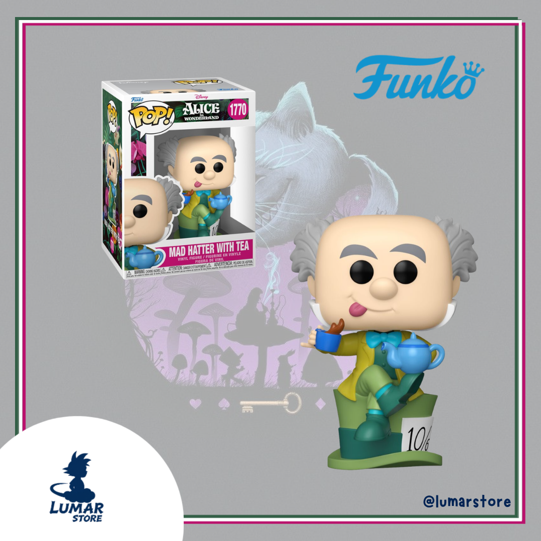 Funko POP! Disney #1770: Mad Hatter with Tea (Alicia en el País de las Maravillas)