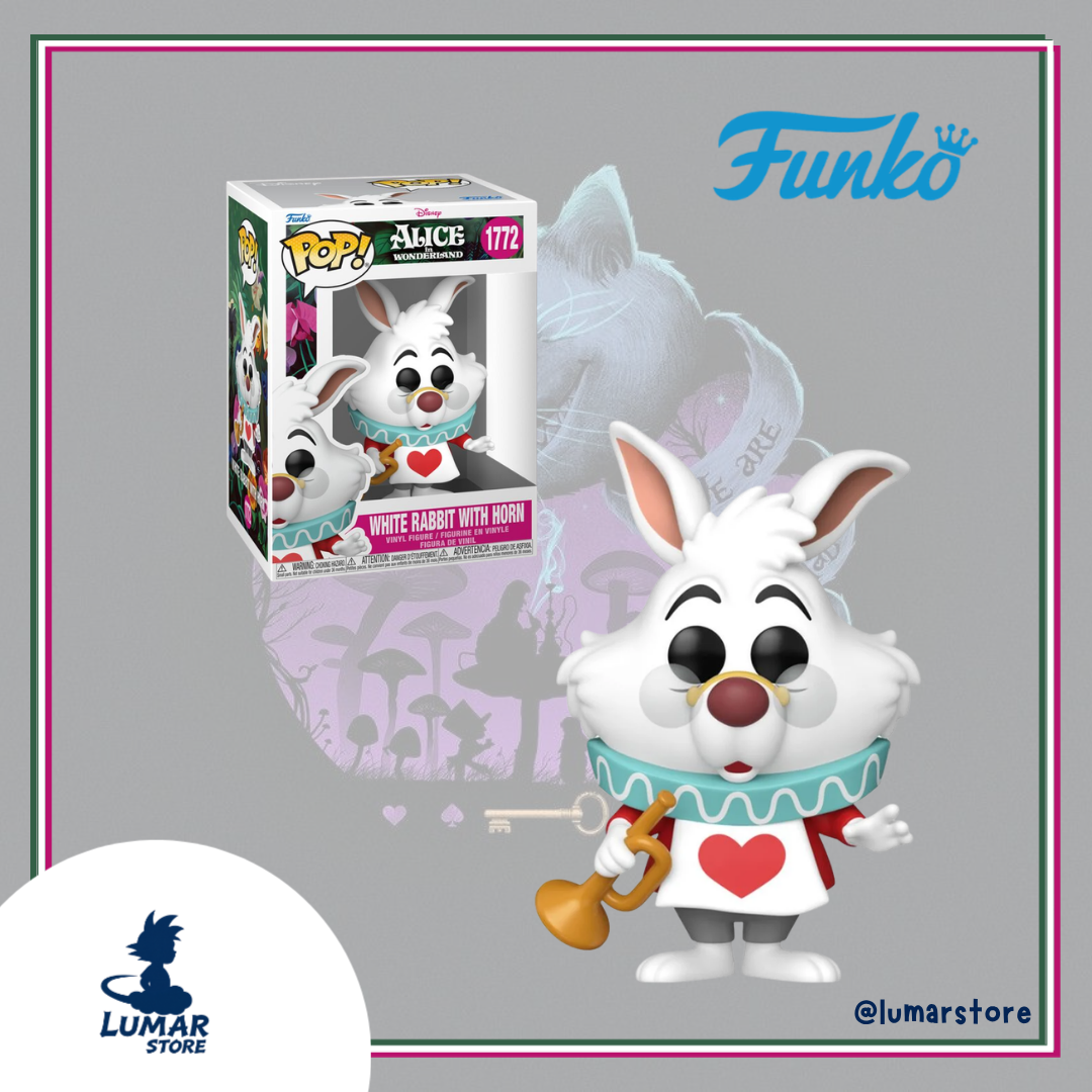 Funko POP! Disney #1772: White Rabbit with Horn (Alicia en el País de las Maravillas)