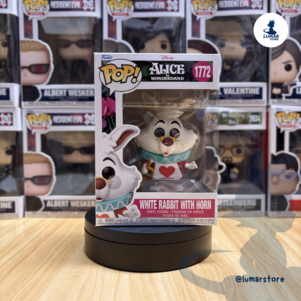 Funko POP! Disney #1772: White Rabbit with Horn (Alicia en el País de las Maravillas)
