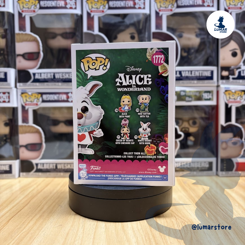 Funko POP! Disney #1772: White Rabbit with Horn (Alicia en el País de las Maravillas)