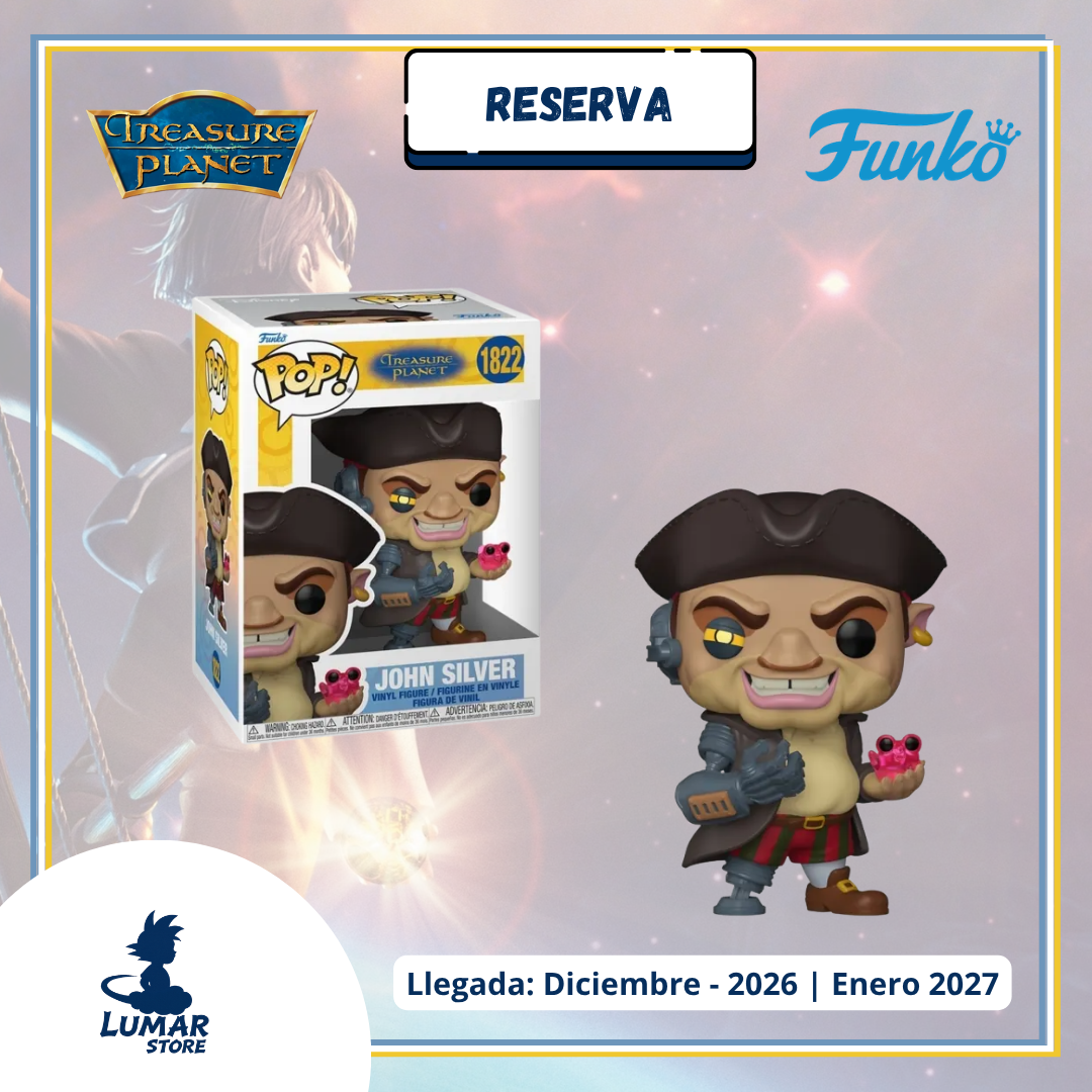 Funko POP! Disney: Treasure Planet - John Silver con Morph #1822 [PREVENTA]   
