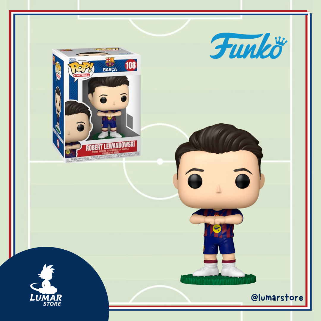 Funko POP! Football #108 FC Barcelona – Robert Lewandowski 9cm