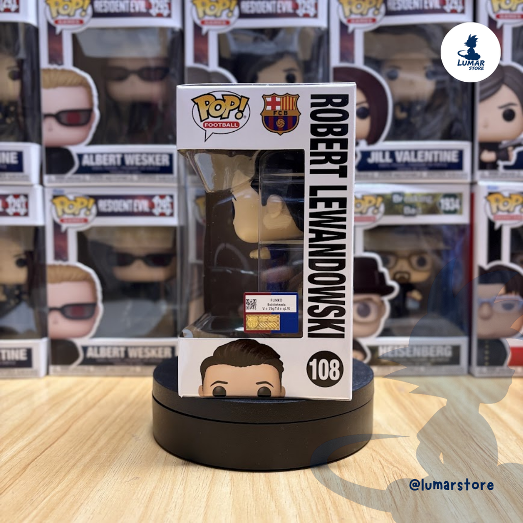 Funko POP! Football #108 FC Barcelona – Robert Lewandowski 9cm