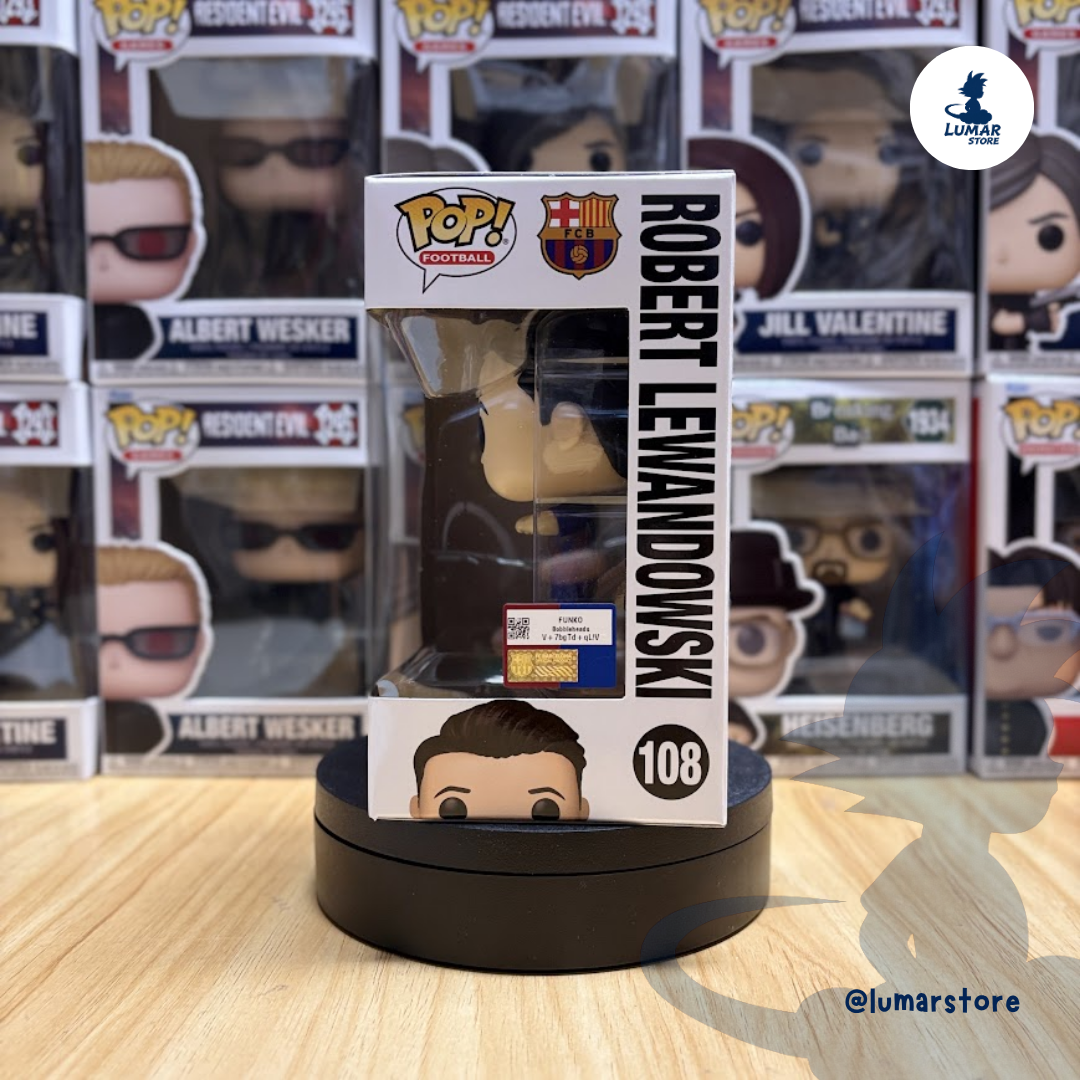 Funko POP! Football #108 FC Barcelona – Robert Lewandowski 9cm