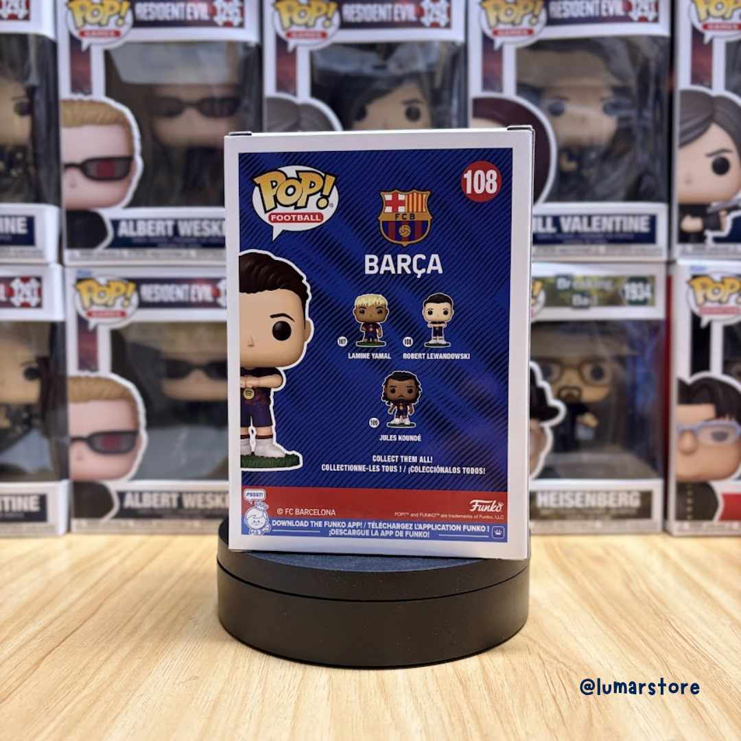 Funko POP! Football #108 FC Barcelona – Robert Lewandowski 9cm