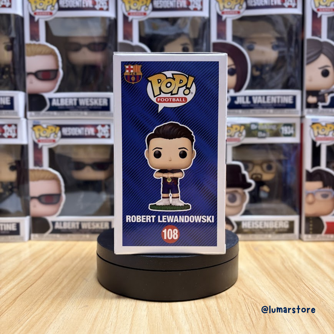 Funko POP! Football #108 FC Barcelona – Robert Lewandowski 9cm