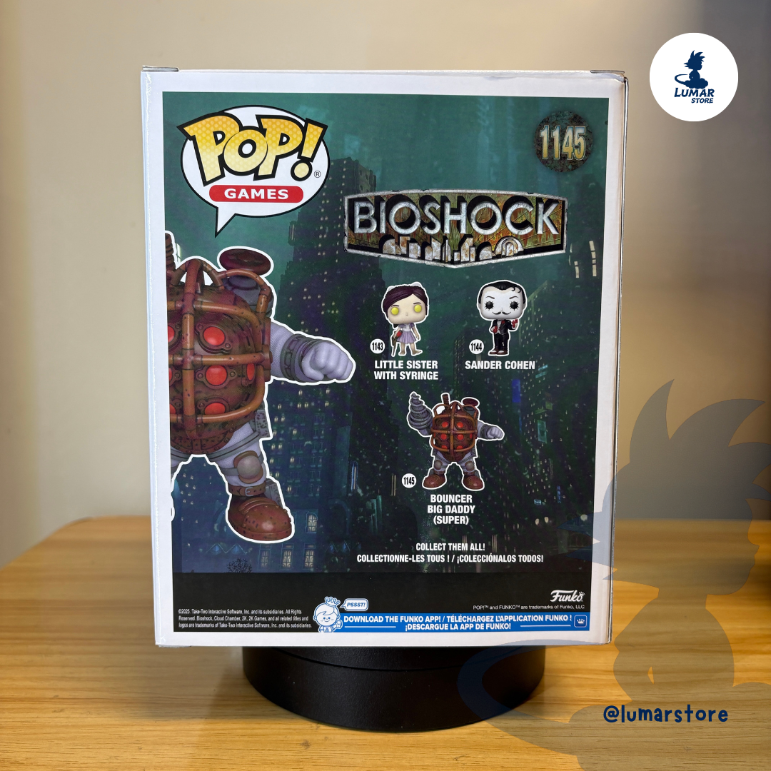 Funko POP! Games 1145 - Bouncer Big Daddy Super-Sized 15cm | BioShock