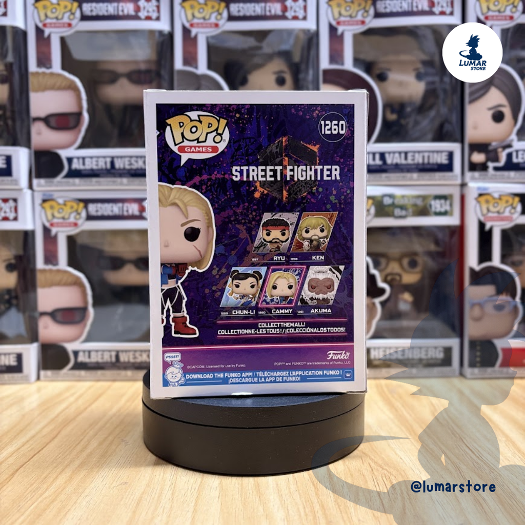 Funko POP! Games #1260: Cammy (Street Fighter)