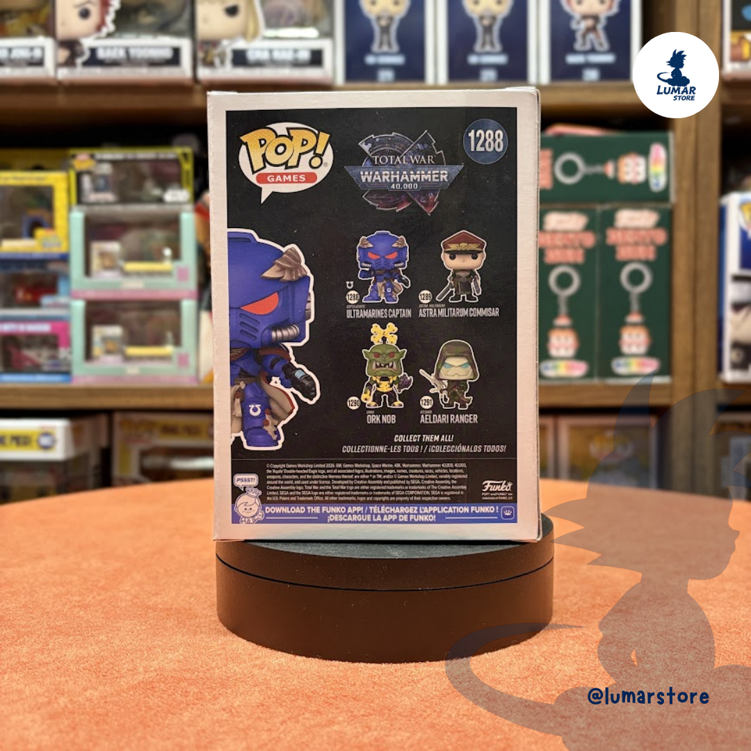 Funko POP! Games #1288 Warhammer 40k – Ultramarines Captain 9cm
