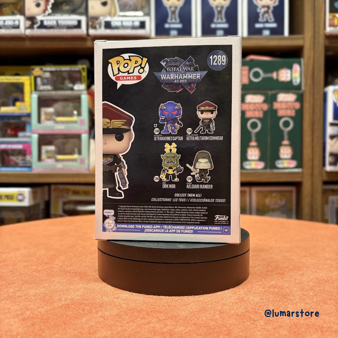 Funko POP! Games #1289 Warhammer 40k – Astra Militarum Commissar 9cm