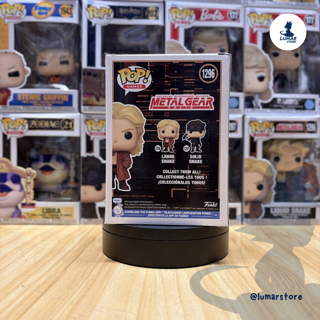 Funko POP! Games #1296: Liquid Snake (Metal Gear Solid)
