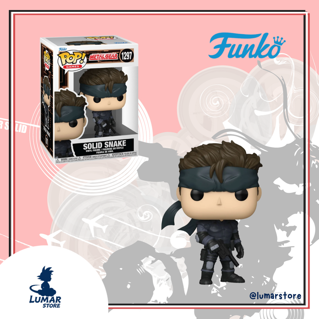 Funko POP! Games #1297: Solid Snake (Metal Gear Solid)
