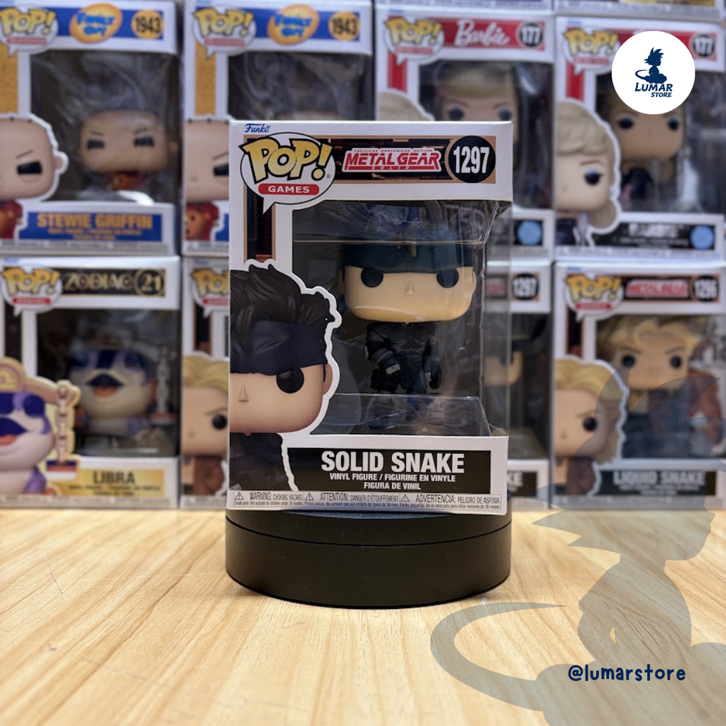 Funko POP! Games #1297: Solid Snake (Metal Gear Solid)