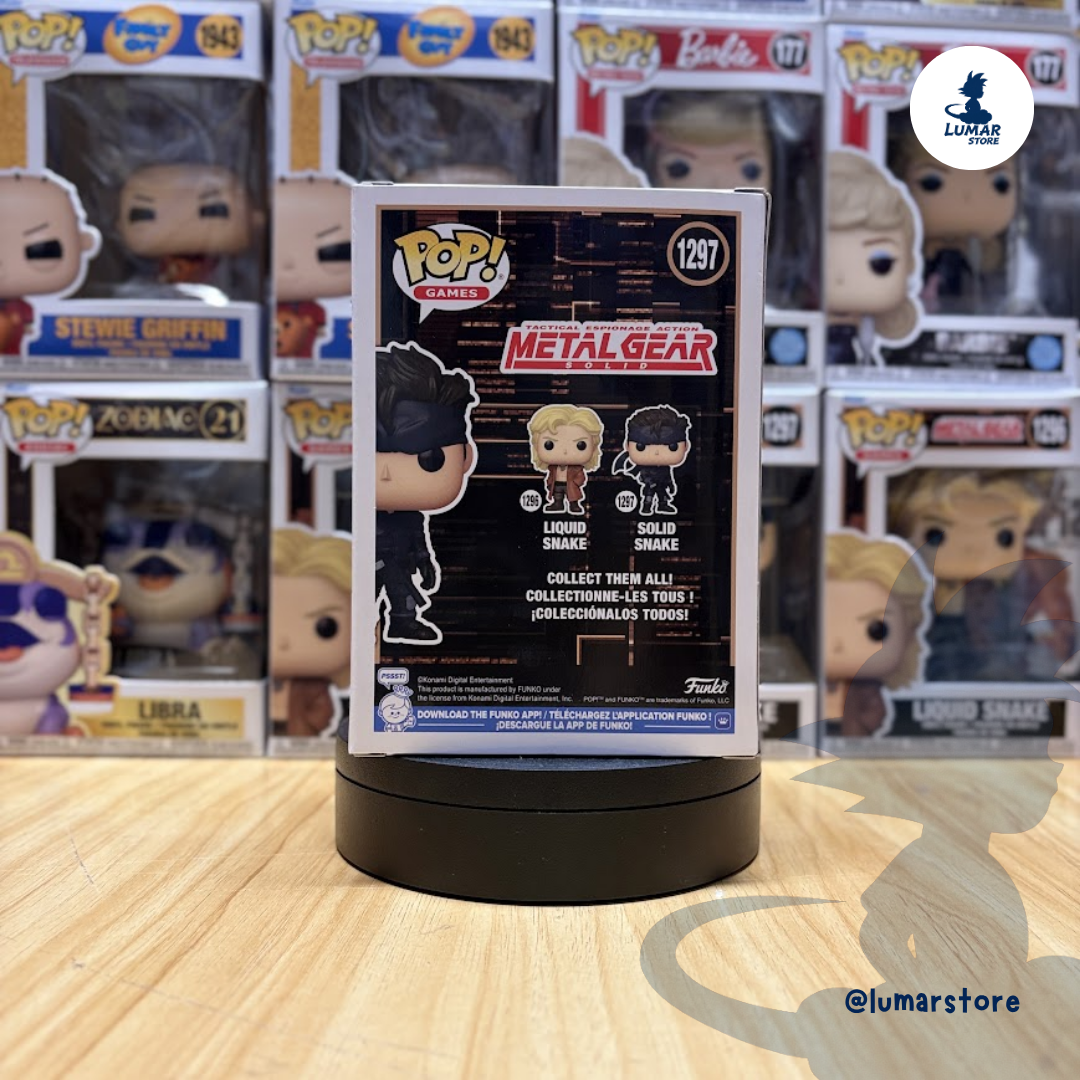 Funko POP! Games #1297: Solid Snake (Metal Gear Solid)