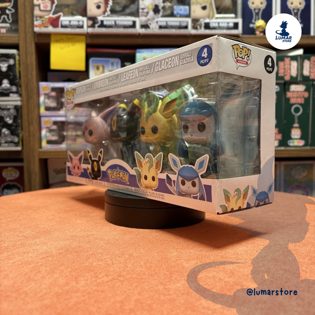 Funko POP! Games 4-Pack Pokémon – Espeon, Umbreon, Leafeon & Glaceon