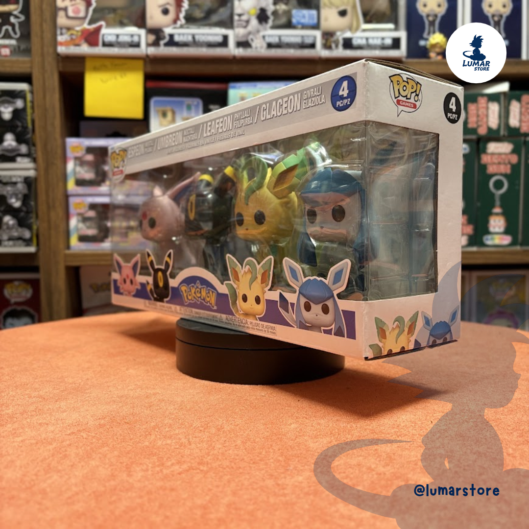Funko POP! Games 4-Pack Pokémon – Espeon, Umbreon, Leafeon & Glaceon