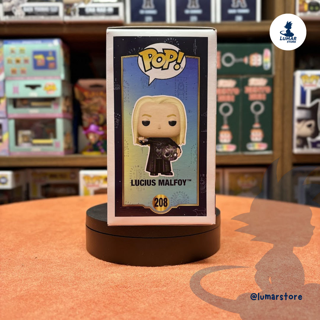 Funko POP! Harry Potter #208 – Lucius Malfoy con Máscara de Mortífago 9cm
