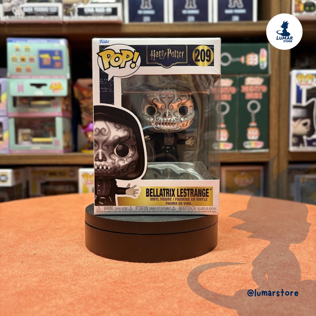 Funko POP! Harry Potter #209 – Bellatrix Lestrange con Máscara de Mortífago 9cm