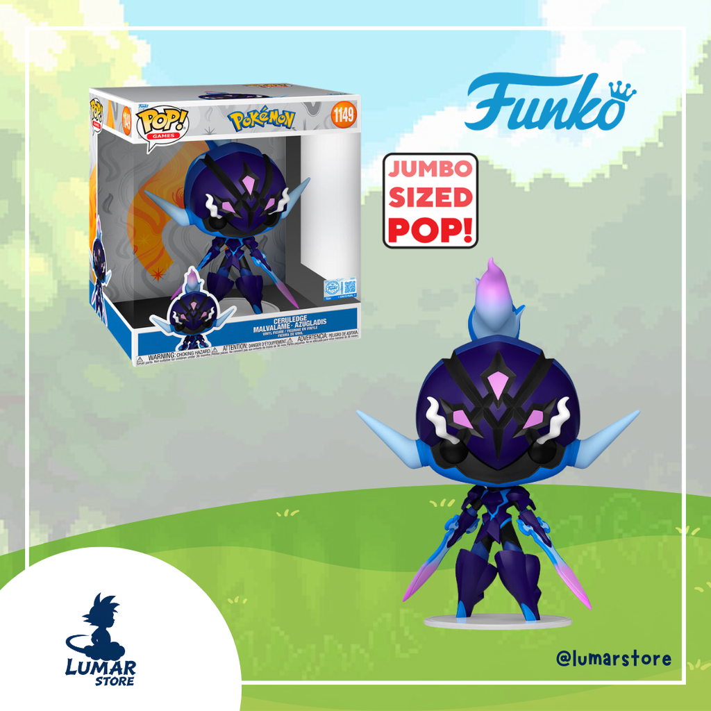 Funko POP! Jumbo (10") 1149 - Ceruledge (Exclusivo) | Pokémon 