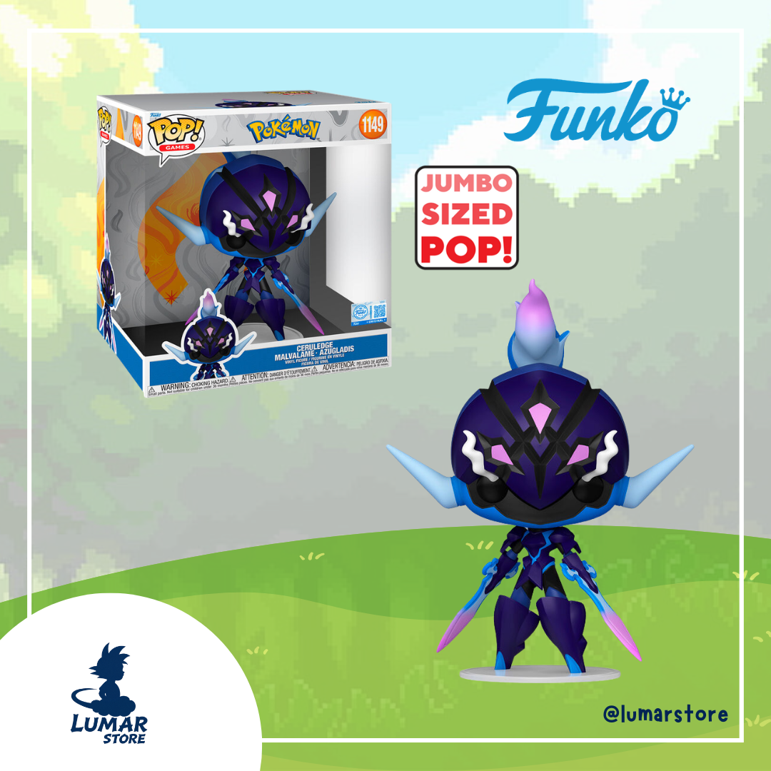 Funko POP! Jumbo (10") 1149 - Ceruledge (Exclusivo) | Pokémon 