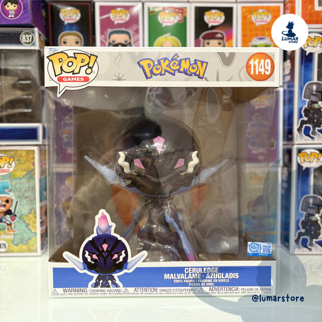 Funko POP! Jumbo (10") 1149 - Ceruledge (Exclusivo) | Pokémon