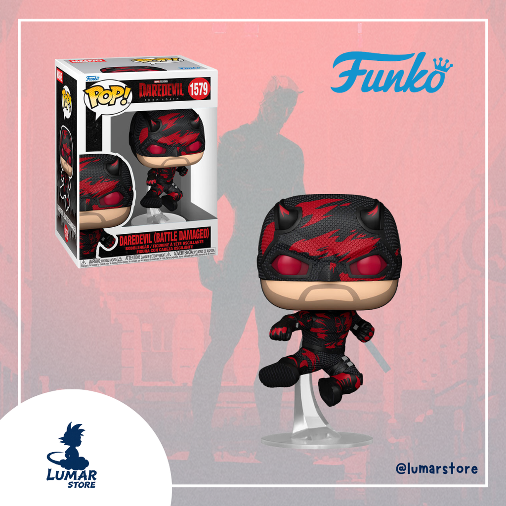 Funko POP! Marvel 1579 - Daredevil (Battle Damaged) | Daredevil: Born Again