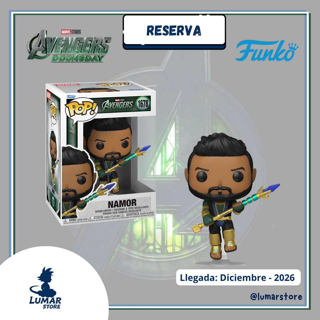 Funko POP! Marvel: Avengers Doomsday - Namor #1678 [PREVENTA]