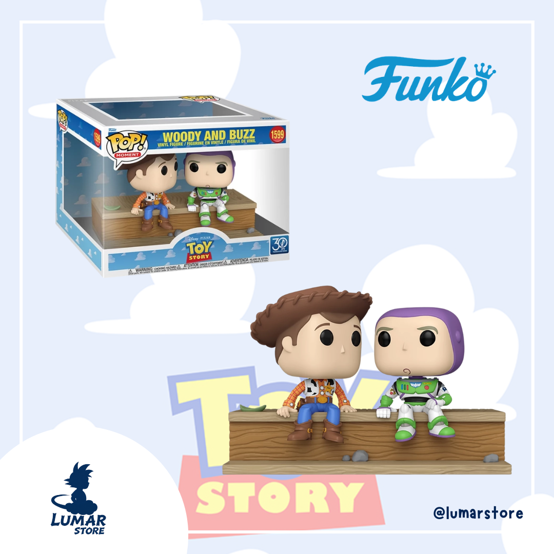Funko POP! Moment 1599 - Woody & Buzz | Toy Story 30 Aniversario 