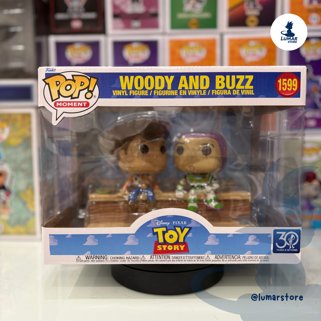 Funko POP! Moment 1599 - Woody & Buzz | Toy Story 30 Aniversario