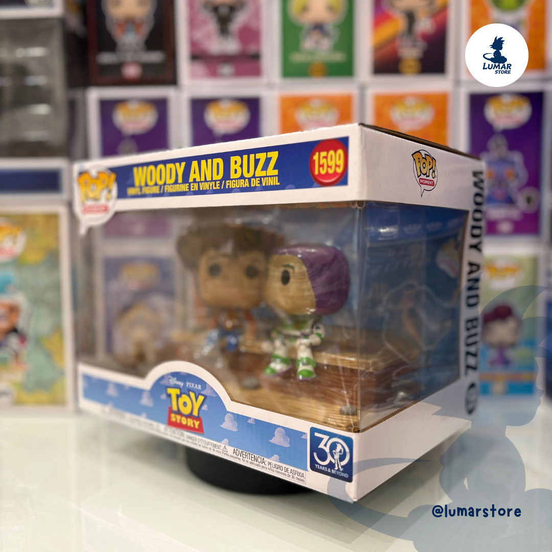 Funko POP! Moment 1599 - Woody & Buzz | Toy Story 30 Aniversario