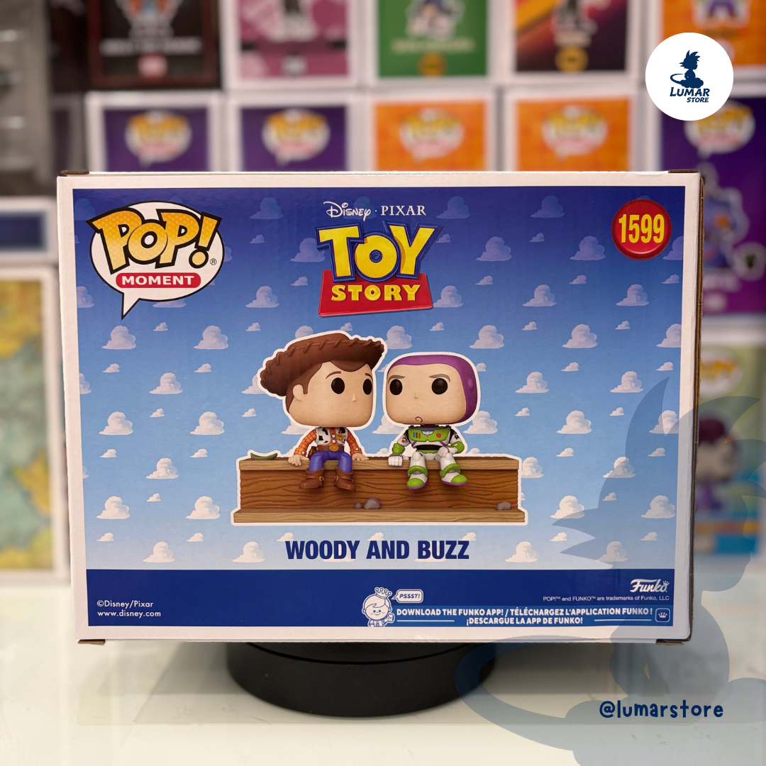 Funko POP! Moment 1599 - Woody & Buzz | Toy Story 30 Aniversario
