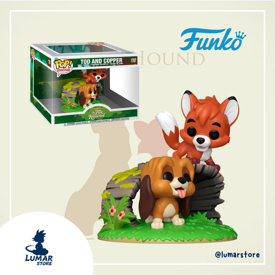 Funko POP! Moment 1707- Tod and Copper (Tod y Toby) | The Fox and the Hound (Disney)