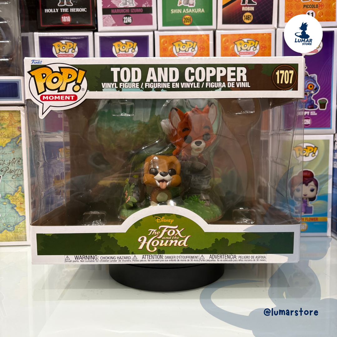 Funko POP! Moment 1707- Tod and Copper (Tod y Toby) | The Fox and the Hound (Disney)