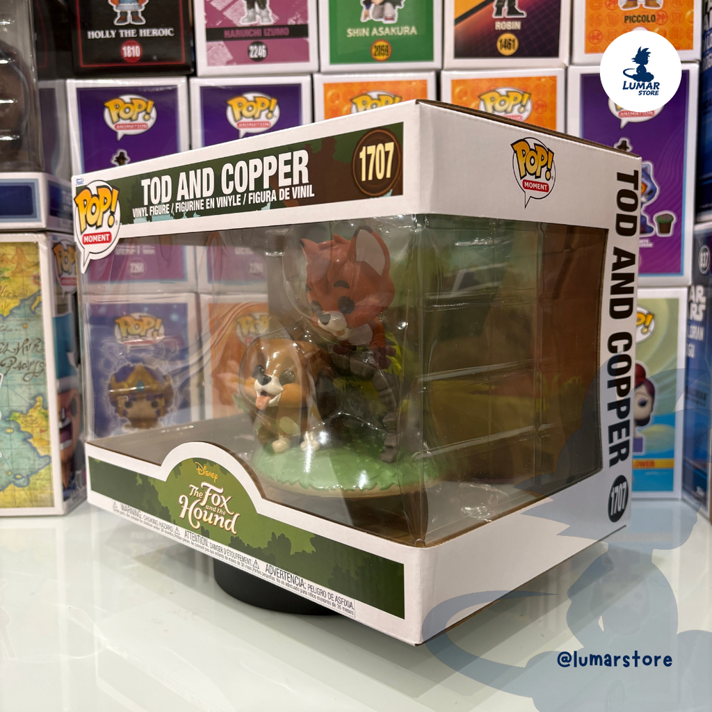 Funko POP! Moment 1707- Tod and Copper (Tod y Toby) | The Fox and the Hound (Disney)