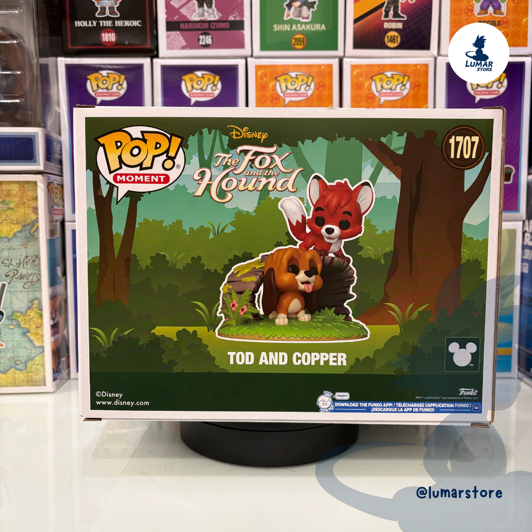 Funko POP! Moment 1707- Tod and Copper (Tod y Toby) | The Fox and the Hound (Disney)