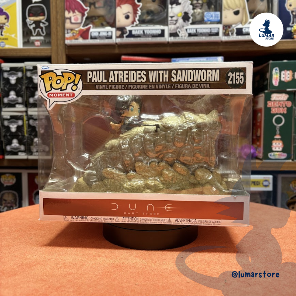 Funko POP! Moment #2155 Dune: Part Three – Paul Atreides with Sandworm (Shai-Hulud Riding Diorama)