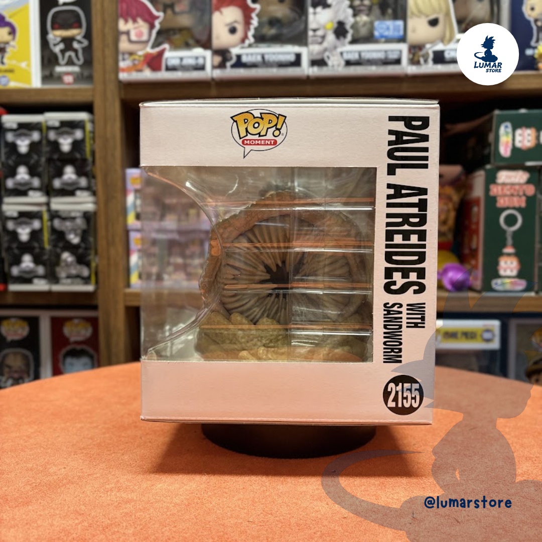 Funko POP! Moment #2155 Dune: Part Three – Paul Atreides with Sandworm (Shai-Hulud Riding Diorama)
