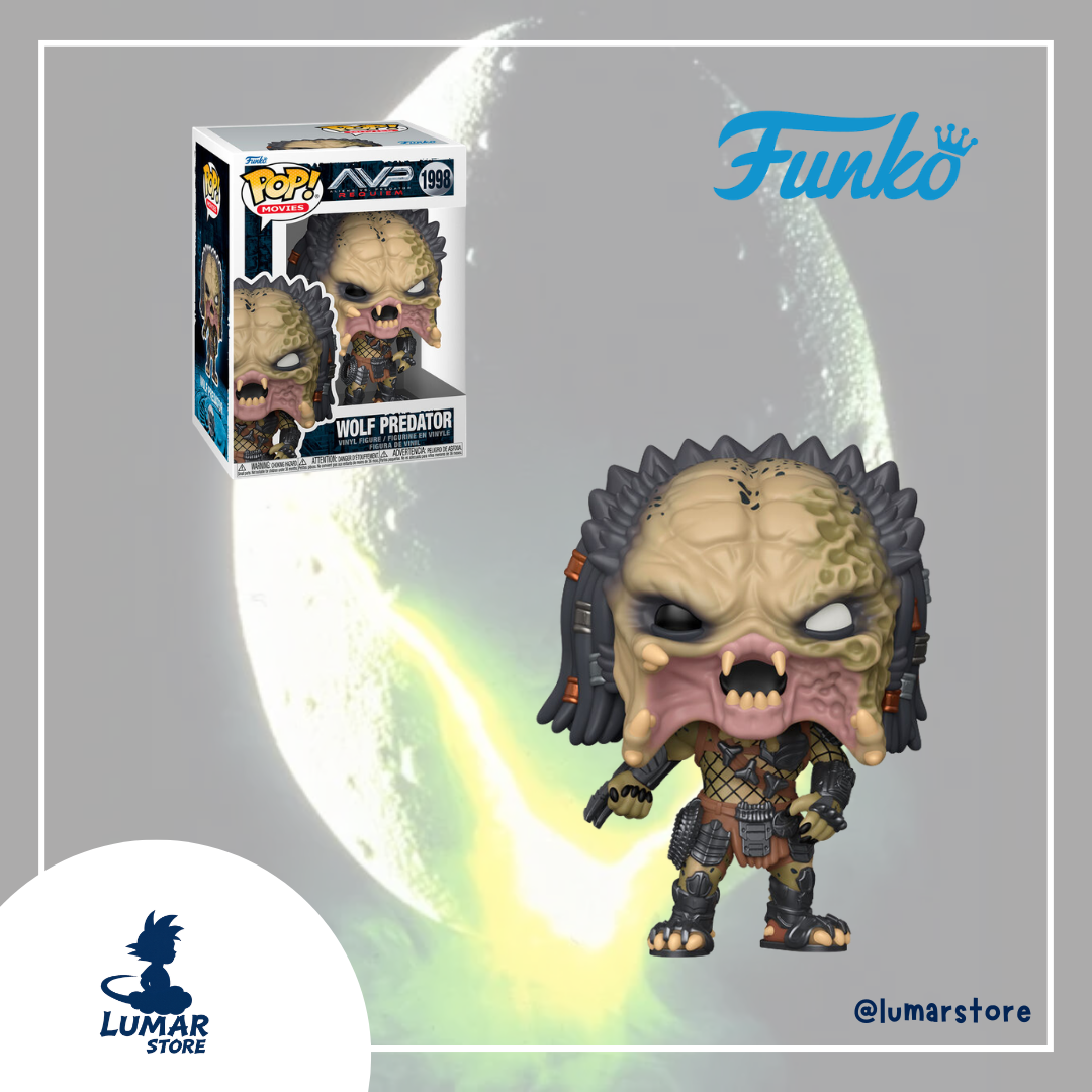 Funko POP! Movies 1998 - Wolf Predator | Alien vs. Predator (AVP)  Requiem