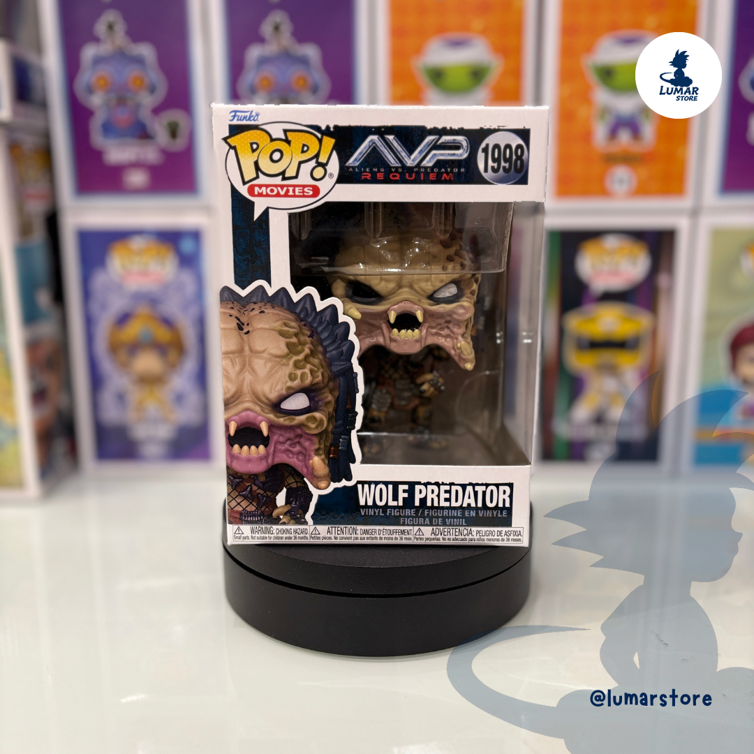 Funko POP! Movies 1998 - Wolf Predator | Alien vs. Predator (AVP)  Requiem