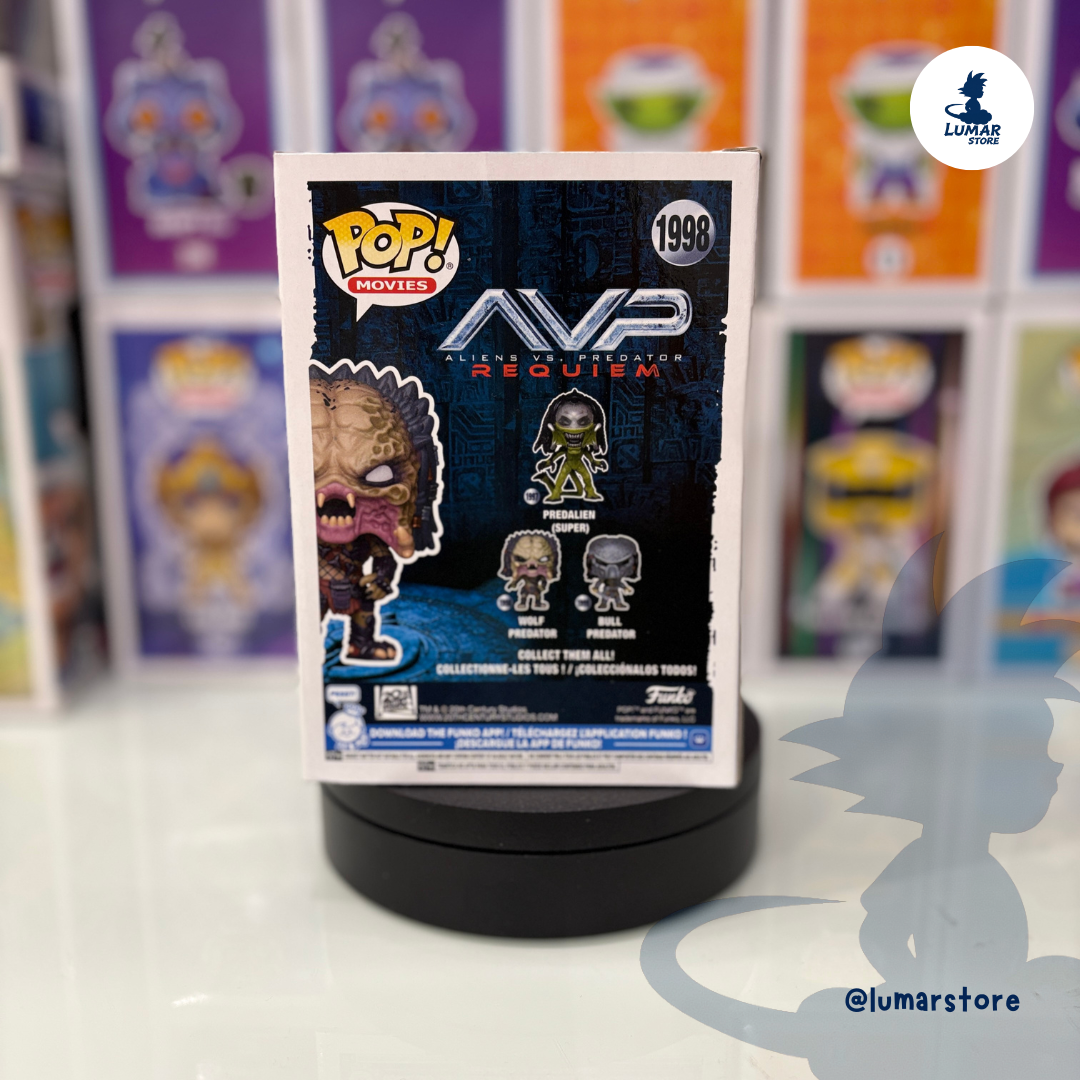 Funko POP! Movies 1998 - Wolf Predator | Alien vs. Predator (AVP)  Requiem