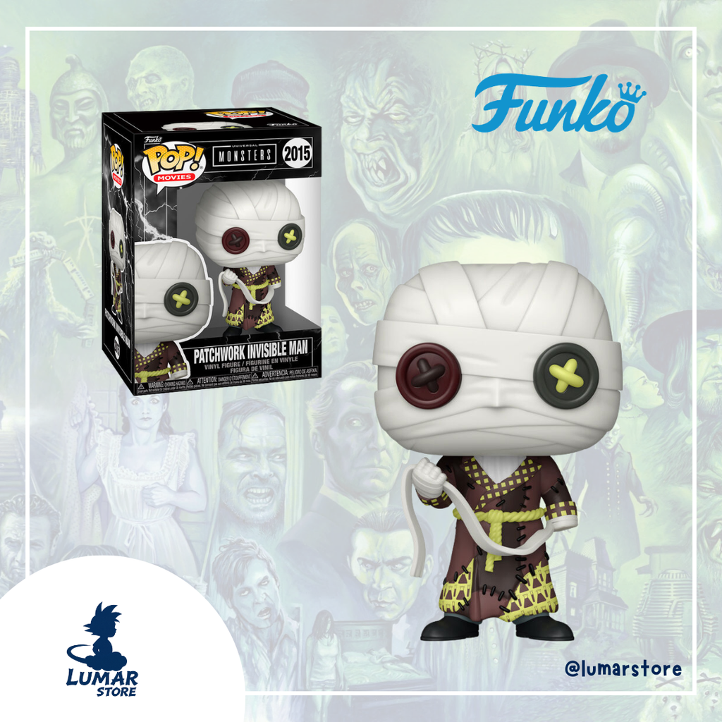 Funko POP! Movies 2015 - Patchwork Invisible Man | Universal Monsters