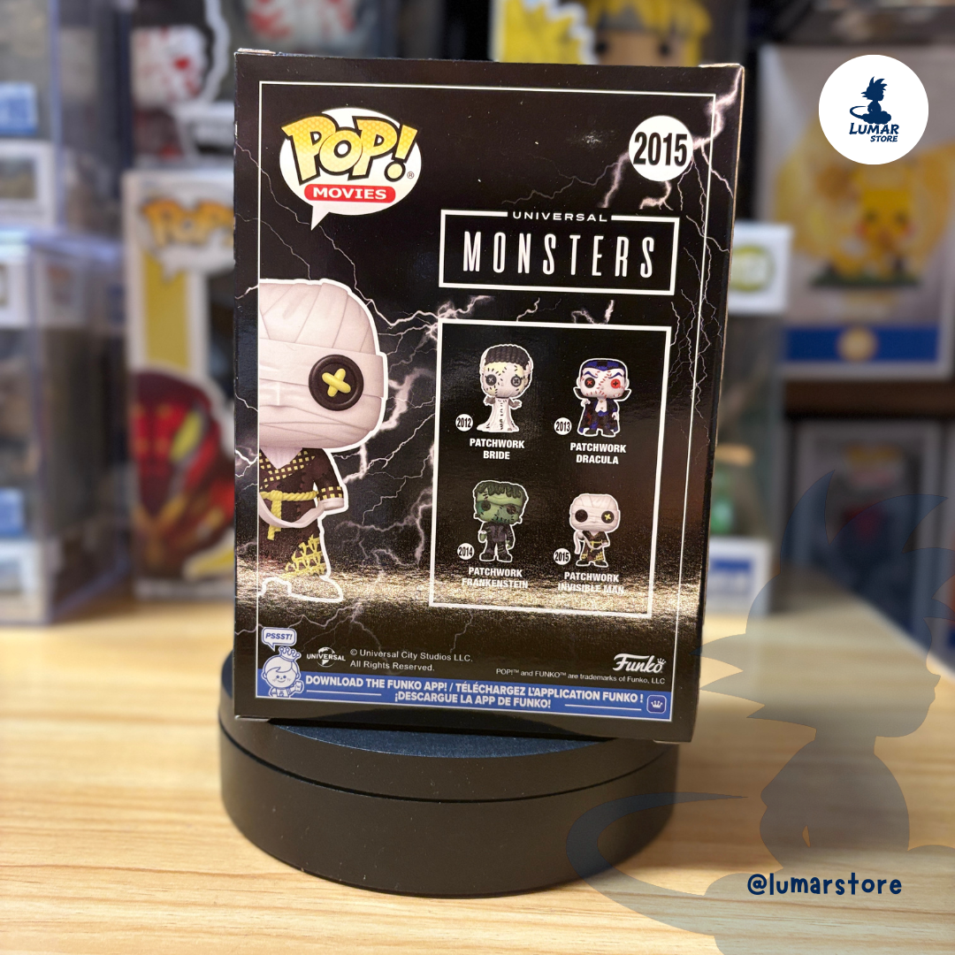 Funko POP! Movies 2015 - Patchwork Invisible Man | Universal Monsters