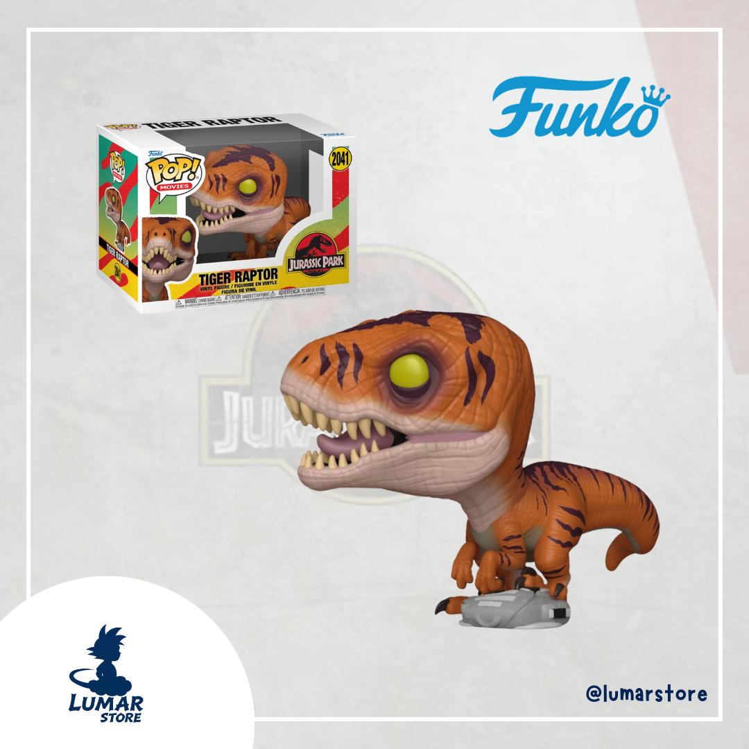 Funko POP! Movies 2041 - Tiger Raptor | Jurassic Park