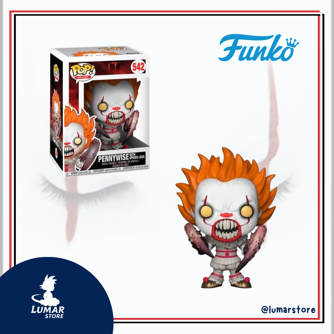 Funko POP! Movies #542 – Pennywise con Patas de Araña (IT) 9cm