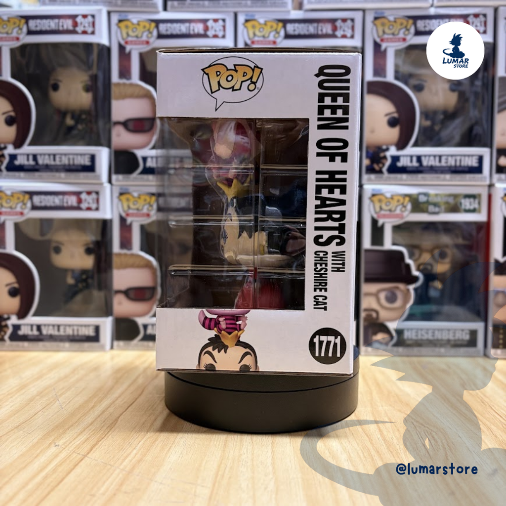 Funko POP! Premium Disney #1771: Queen of Hearts with Cheshire Cat (Alicia en el País de las Maravillas)