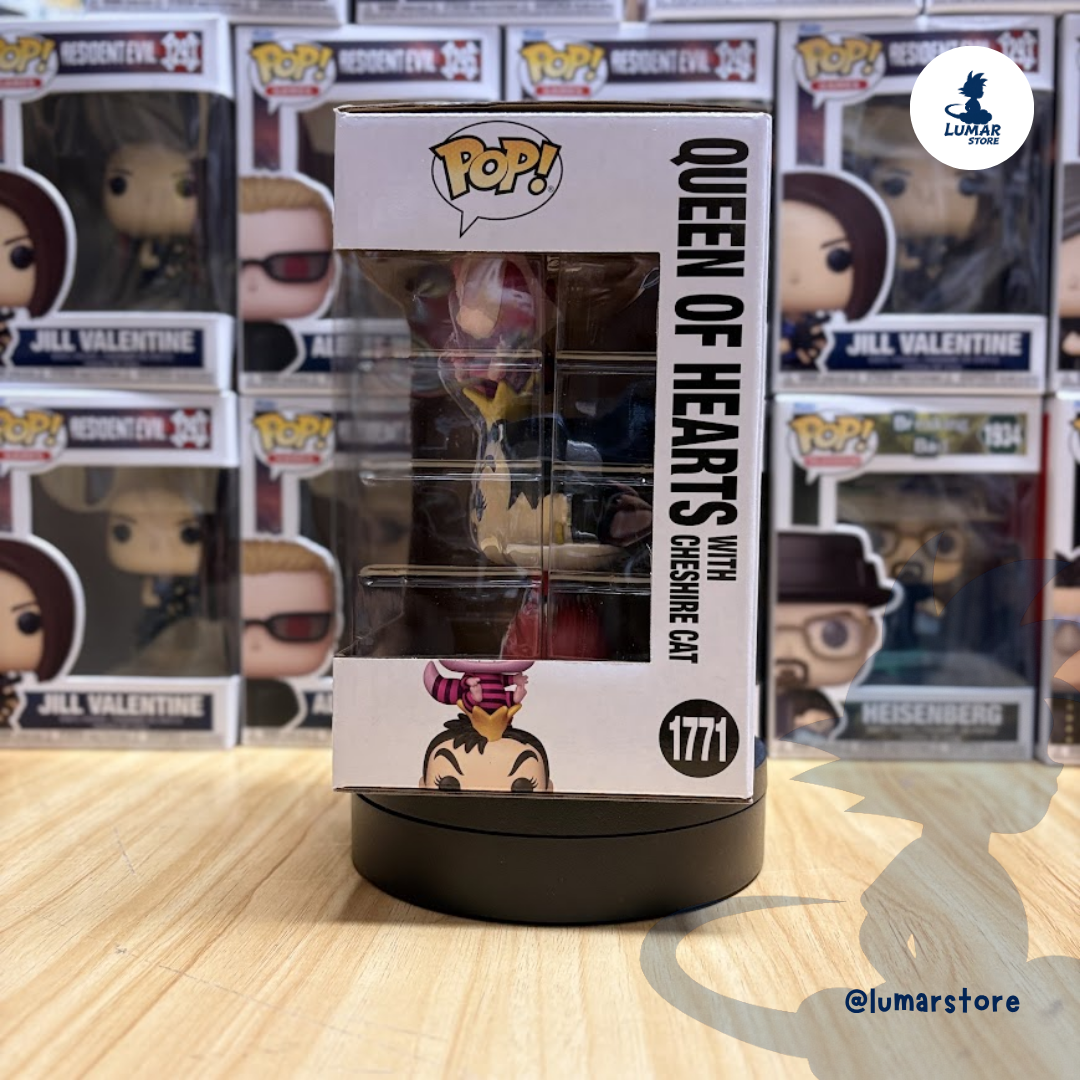 Funko POP! Premium Disney #1771: Queen of Hearts with Cheshire Cat (Alicia en el País de las Maravillas)