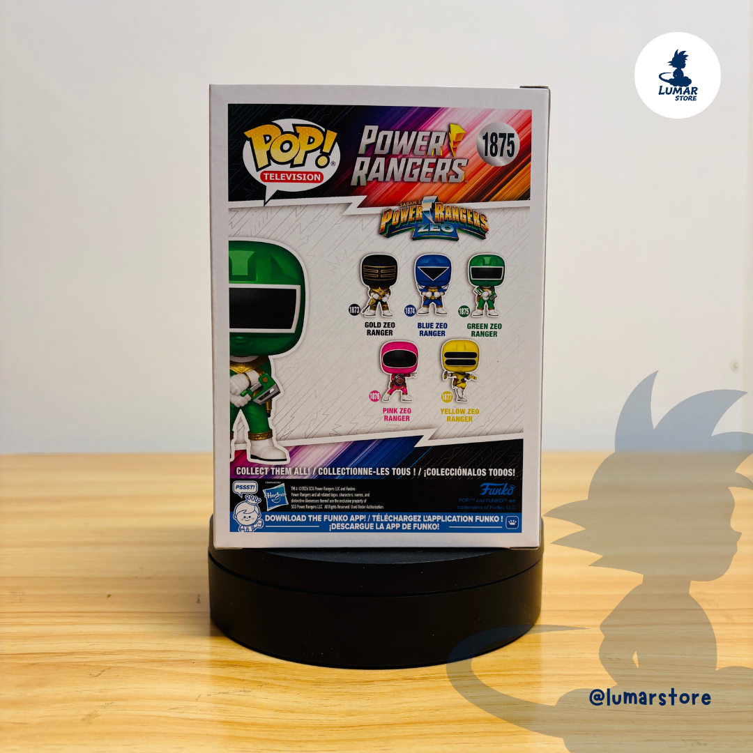Funko POP! Television 1875 - Green Zeo Ranger | Power Rangers Zeo